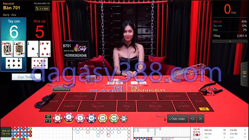 Sexy gaming special Baccarat KUBET - Bàn đặc biệt